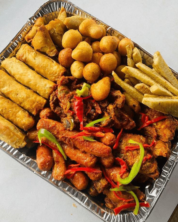 photo — small chops table