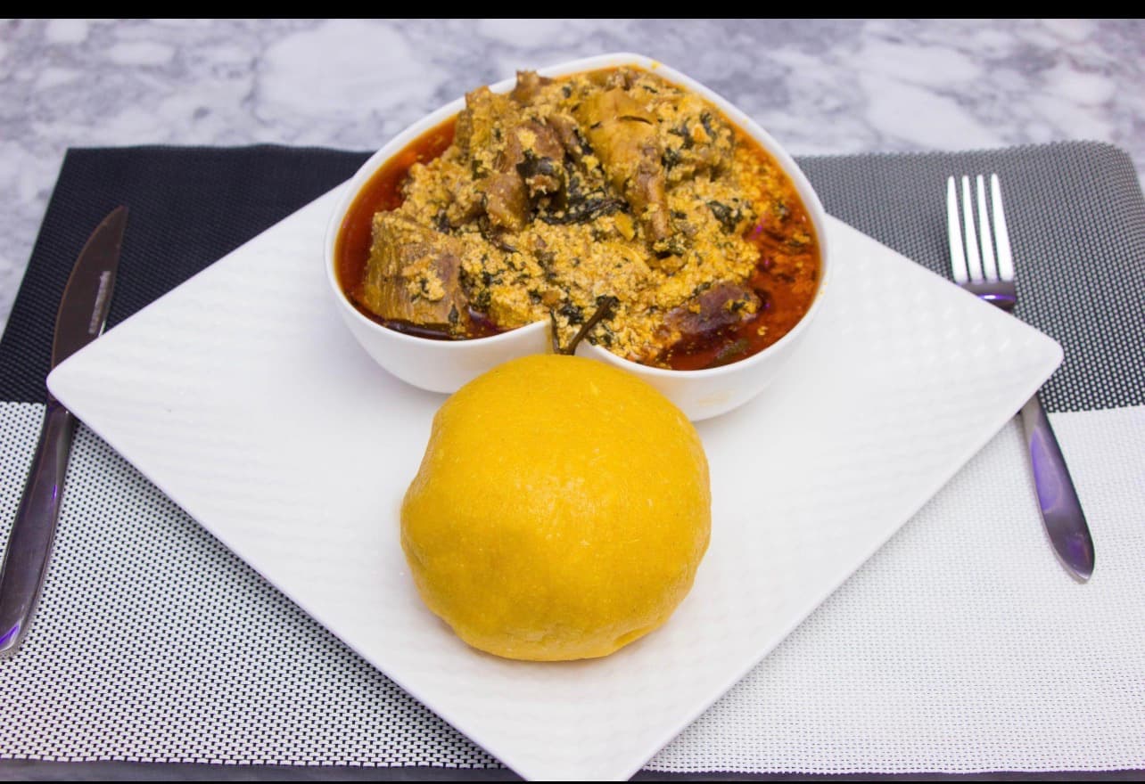 Egusi Soup and eba